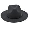 Jazz Hat, Top Hat, 3 Rivets Accessories, Solid Color Top Hat, Men's And Women's Wide Woolen Hat, Retro Large