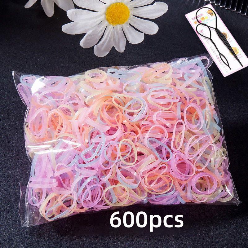 Одноразовые резинки для младенцев, милые дети, без вреда для волос, маленькие резинки для завязывания волос, аксессуары для волос, повязки на голову, петли для волос.