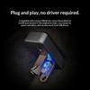 Car Glove Box USB HUB Docking Station 4-in-1 Multi Port Type C Splitter Adapter with Overcurrent Protection for Safety Use