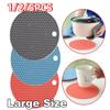 Round Heat Resistant Silicone Mat Drink Cup Coasters Insulation Non Slip Pot Holder Thicken Table Placemat Kitchen Accessories
