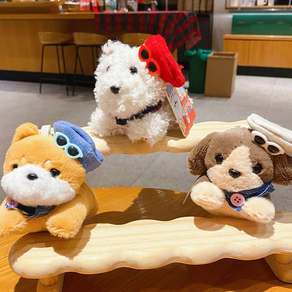 Cartoon Dog Doll Pendant Stuffed Dog Plush Pendant Dog Plush Toy Keychain Home Decor
