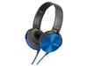 Sony Наушники герметичные складные синие L MDR-XB450 MDR-XB450