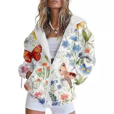 Модное обновление 2025 года с нашей женской толстовкой на молнии с 3D цифровой печатью в женской зимней одежде, одежда K-pop, свитшот