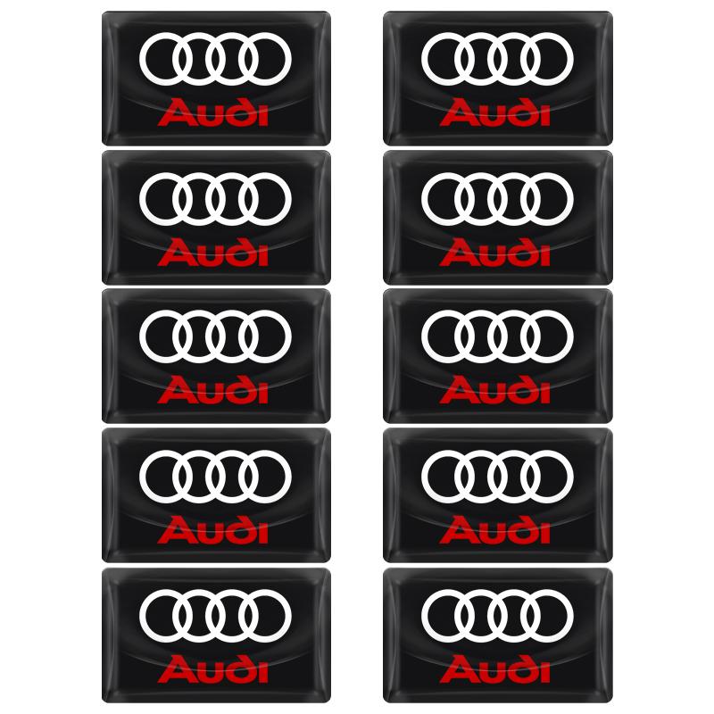 Автостайлинг 3D Эпоксидные Наклейки для Украшения Рулевого Колеса и Приборной Панели Автомобиля Для Audi A7 A8 A3 A4 A5 A6 TT Q3 Q5 Q7 A1 B5 B6 B7 B8 B9 8P C6 C5 C7