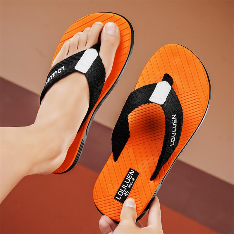 Модные мужские шлепанцы, модные мужские пляжные сандалии, мягкие летние тапочки для отдыха на открытом воздухе, размер 39-45