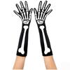 Full Finger Halloween Gloves Polyester Gothic Gloves New Skeleton Long Gloves  Unisex