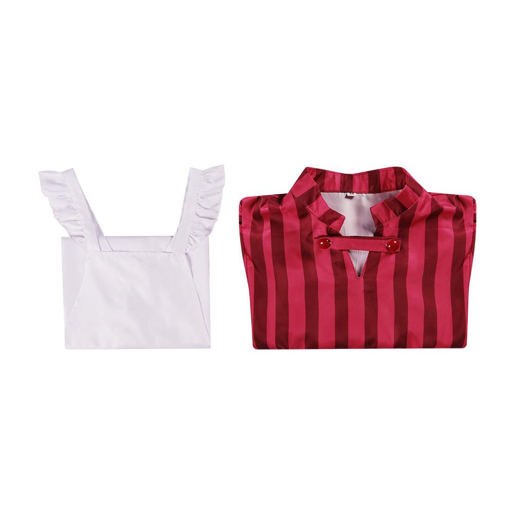 Стильный костюм для косплея Canglu для мальчиков и девочек включает платье и фартук модных цветов