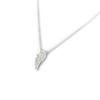 Les Trésors De Lily [L2033] - White 'Angel Wings' Silver Necklace