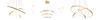 LED ceiling pendant lamp, chandelier, 3 rings, 76w, gold color, adjustable, NEUTRAL