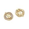 Copper Zirconium Inlaid 26 Letter Pendant For DIY Jewelry Making Craft Accessories