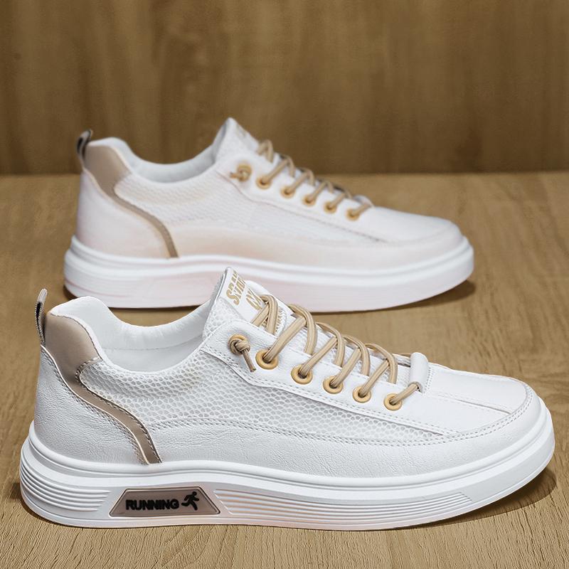 Скейтбордные вентилируемые туфли для мужчин, спортивные и развлекательные мокасины, износостойкие всесезонные мужские кроссовки, мягкие и удобные, новые