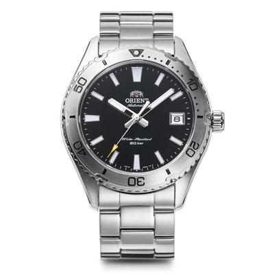 Orient Mako40 Автоматические механические автоматические часы с внутренней гарантией черного цвета для дайвинга, производитель RN-AC0Q01B, мужские
