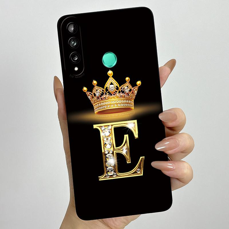 Для Huawei Y7p P40 Lite E ART-L28 ART-L29 Модный Чехол для Телефона с Инициалами для Пары Y7P 2020 Мягкий Силиконовый TPU Защитный Чехол