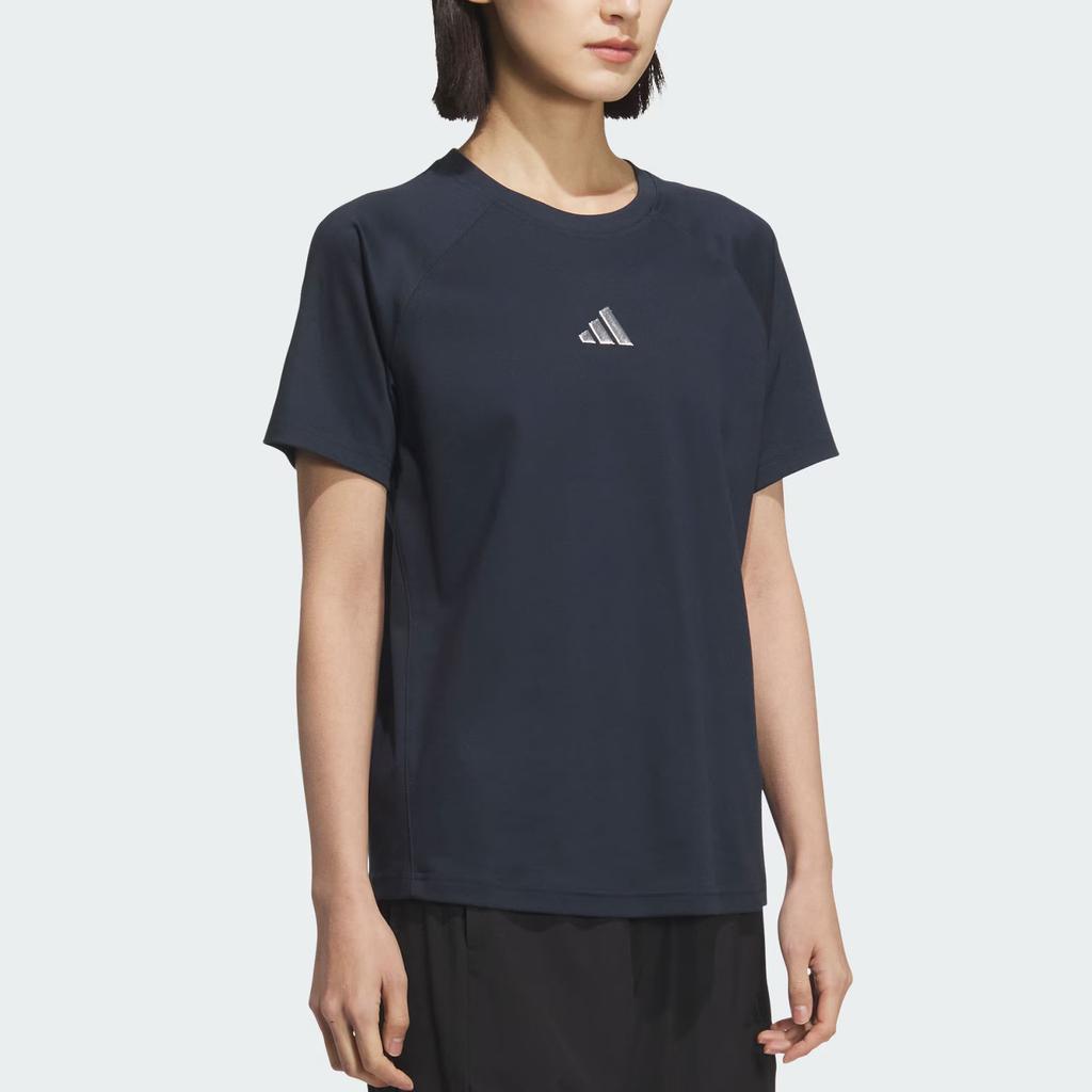 adidas Must Haves Логотип бренда Крутая спортивная повседневная футболка с коротким рукавом Женские топы KC0089