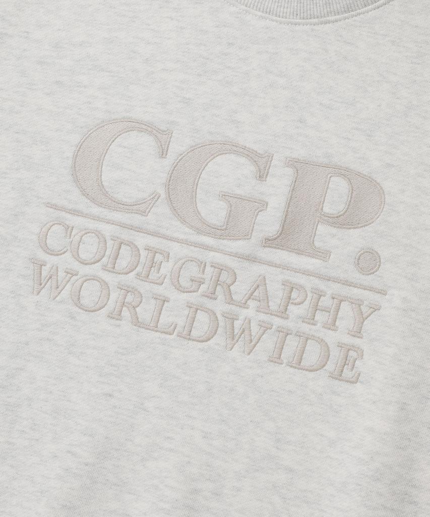 CGP (женщины) Свитшот с квадратным логотипом_Овсяный