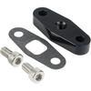 Bevinsee Turbo Oil Supply Feed Inlet Flange Adapter Compatible with GT42 GT47 GT40 1/8"npt Oil Feed Inlet Flange GT series Turbochargers, 6061