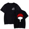 Anime T-shirt Men Women Manga Graphic Uchiha Print Unisex Short Sleeves Tops Tees Casual Tshirt Streetwear Sportwear T Shirt