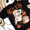 Футболка с аниме-девушкой, Himouto Umaru-Chan, Хлопковая унисекс футболка, Sankakuhead, Милая