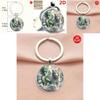 2d Dragon Themed Keyring With Glass Alloy Material For Gift And Collectors