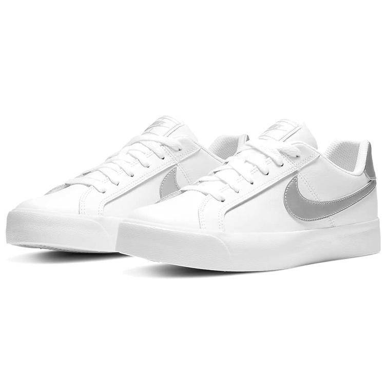 Nike Женские кроссовки Court Royale Ac 'White Metallic Silver' AO2810-114