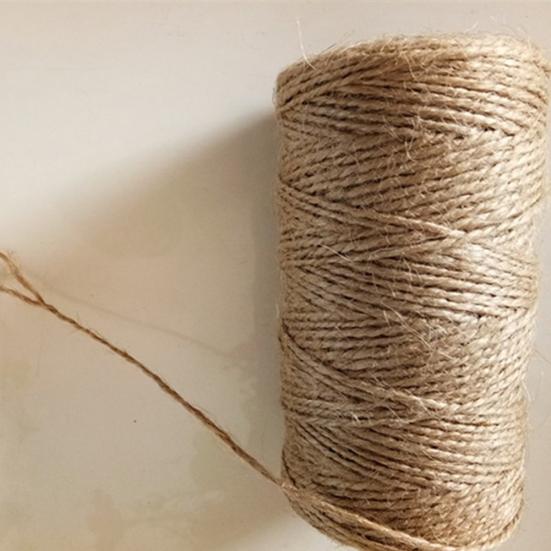 100 м джутовый шпагат натуральный 2 мм шнур свадебные украшения ремесла товары для вечеринок