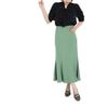 JILL by JILL STUART Women's Linen-Like Color Skirt (125-3120024) In Green (Pre-order Available from Late March To Early April)