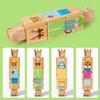 Solid Wood Rotating Building Blocks: Educational Puzzle for Early Learning