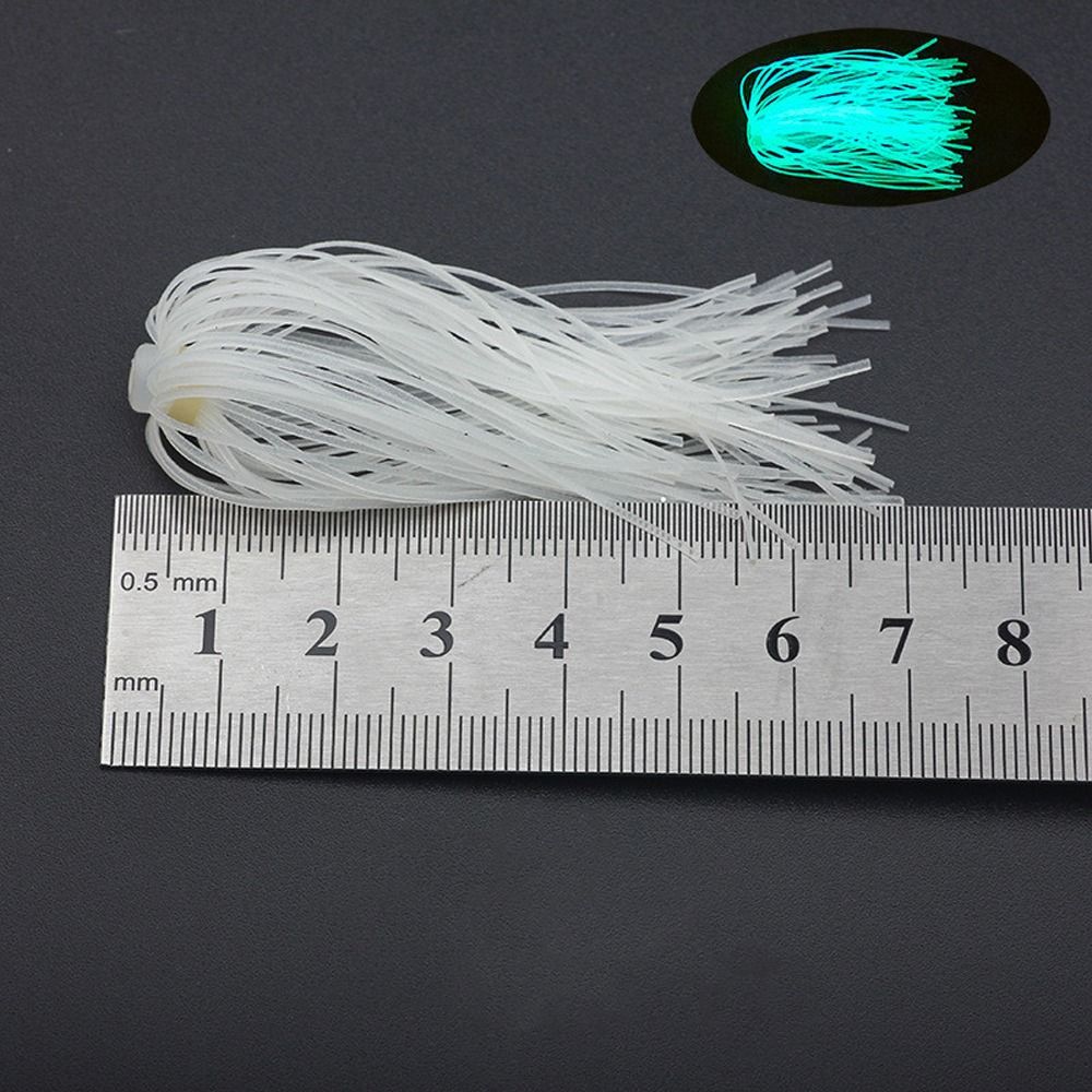 88 Strands Fishing Umbrella Skirts Luminous Silicone Jig Skirts  DIY Spinnerbaits