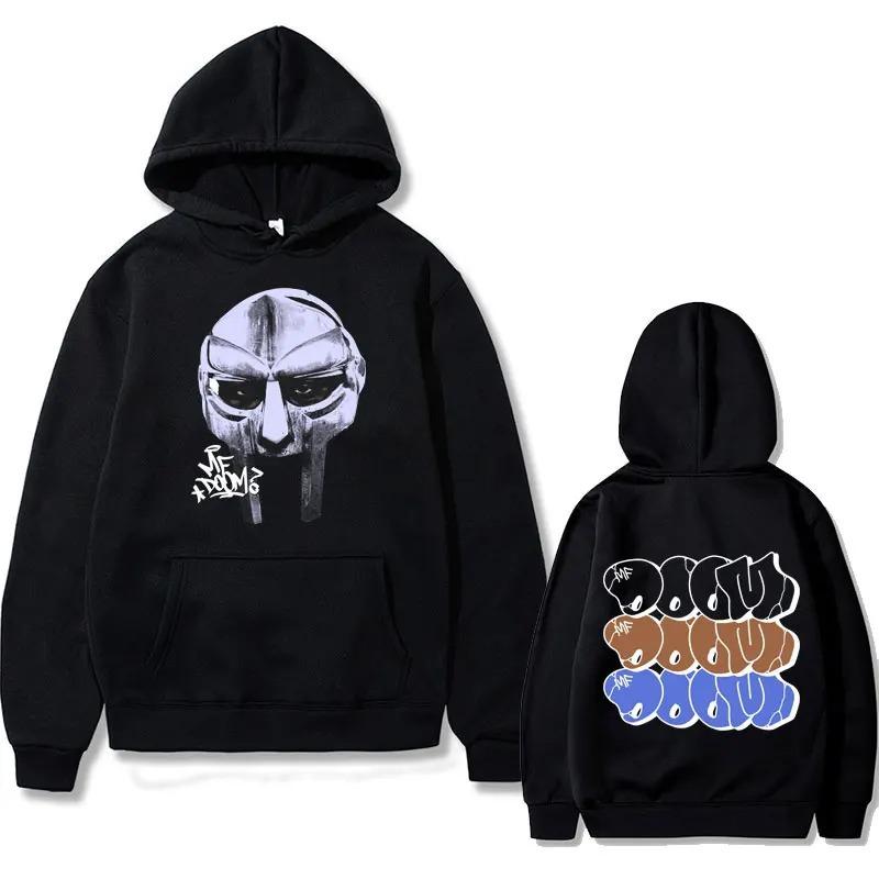 Hip Hop Doom Mask Madlib Madvillain Men's Hoodie Sweatshirt Men Womnen Fashion Brand Design Pullover Fleece Hoodies