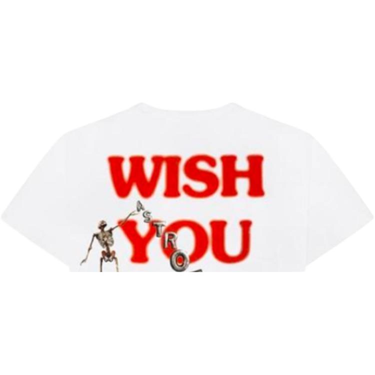 Travis Scott Wish You Were Here Festival Tee 'White' Men's CJFN-SS42