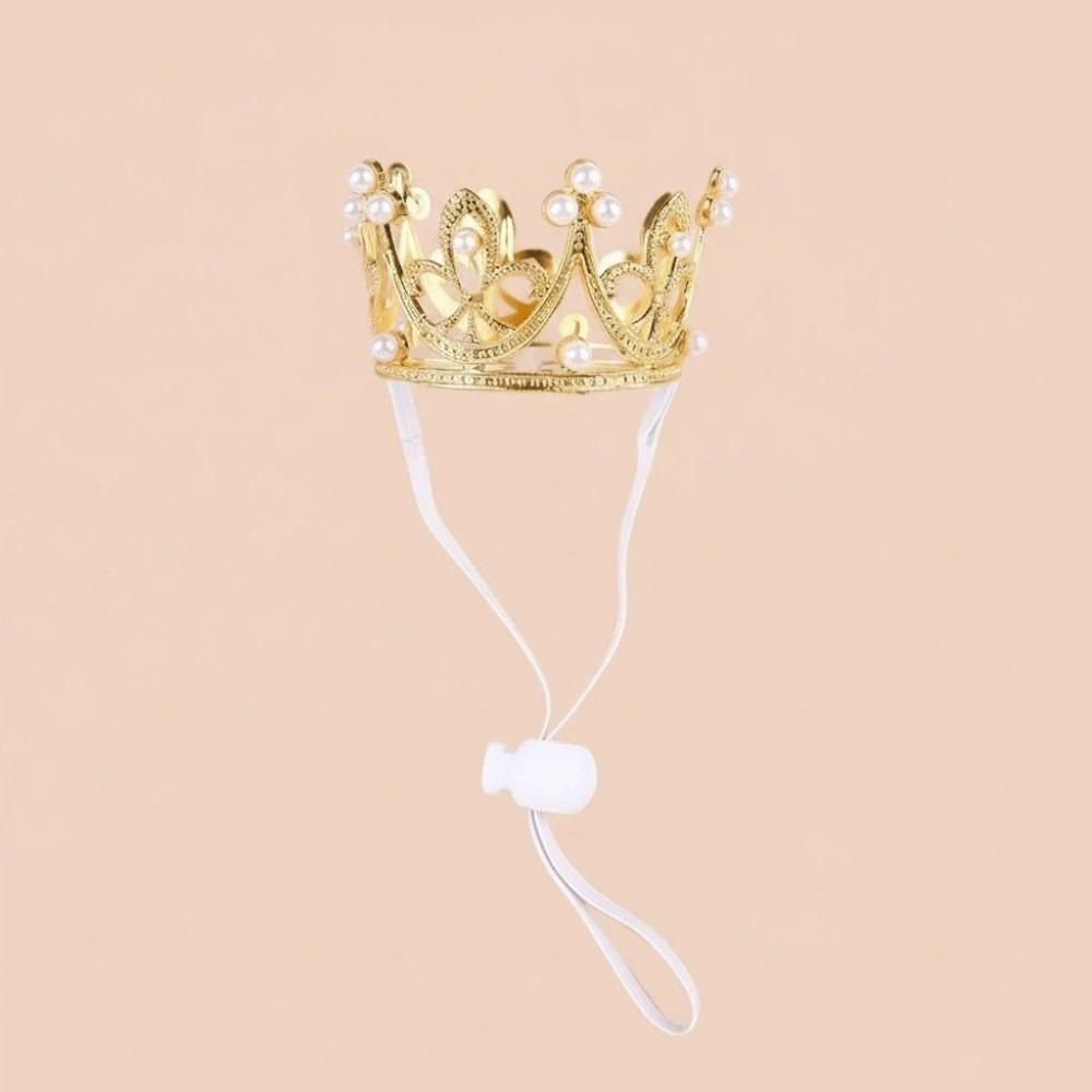 Adjustable Pet Crown Headdress Shining Cat Princess Crown Cute Pet Party Decorations  Pet Show