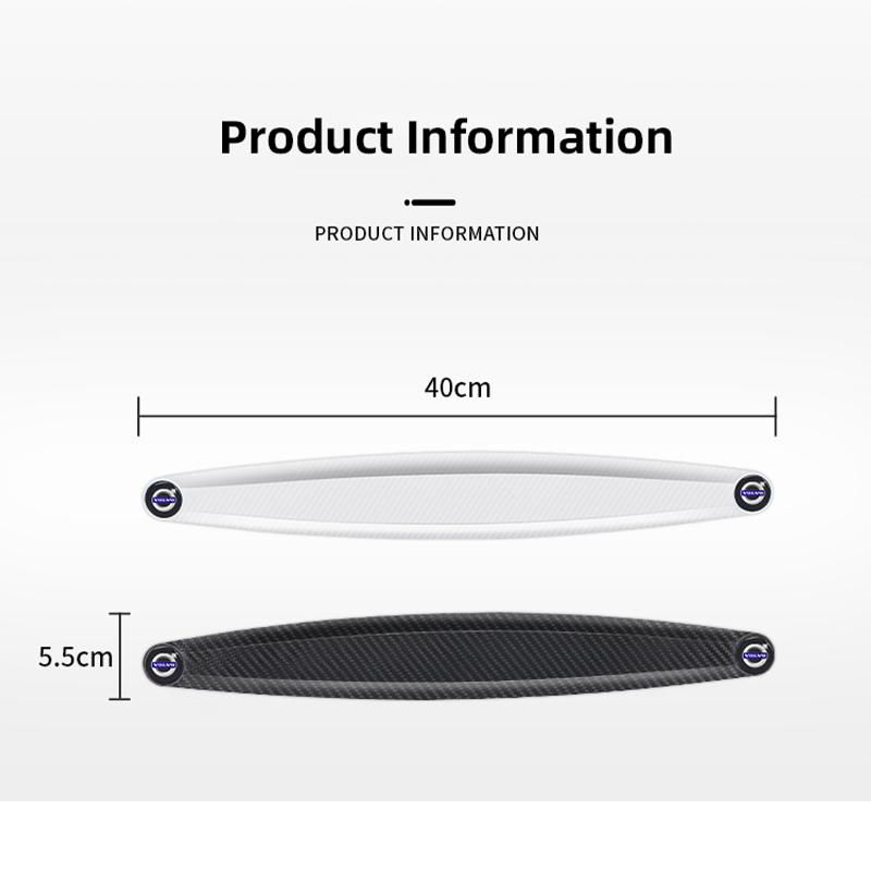 2Pcs Door/Bumper Protective Trim Scratch Protection Car Accessories For Volvo V90 EX30 EX90 C40 S40 S80L XC-Classic C70 CX70 T6