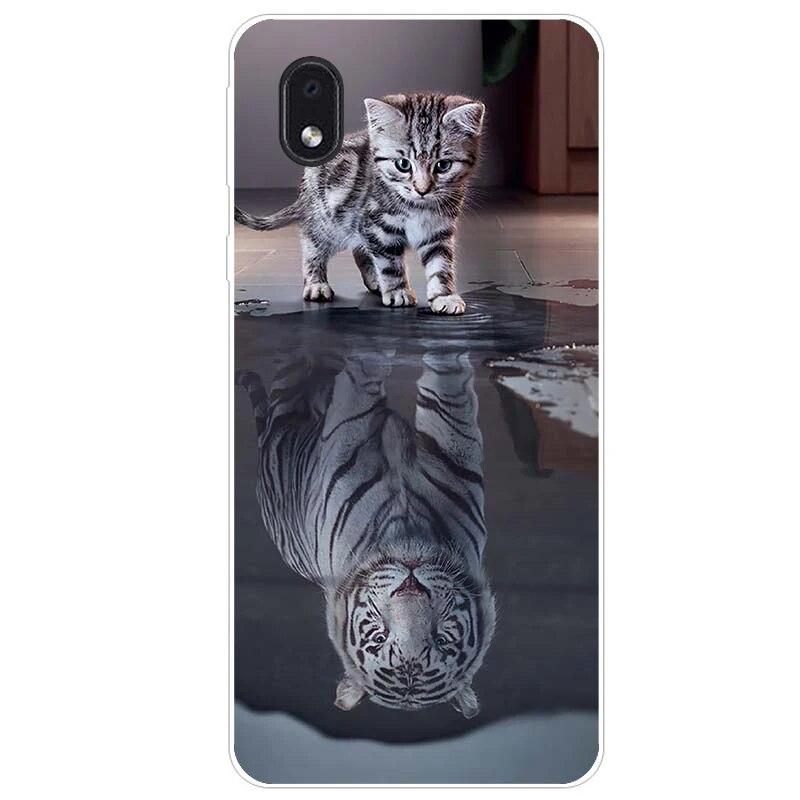 Чехол для Samsung Galaxy M01 A01, чехол для Samsung Galaxy M01 Core, мягкий чехол M 01 A01 Core, модный защитный черный силиконовый чехол