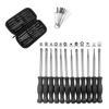 Carburetor Adjuster Tool Kit For 2 Cycle Engine Auto Screwdriver Set 6pcs Cleaning Needle&6pcs Cleaning Brush With Hex Wrench