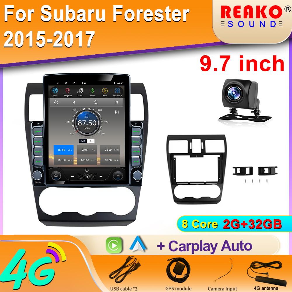 9,7-дюймовый вертикальный экран Tesla автомобильное радио для Subaru Forester 2015-2017 для Subaru WRX 2016-2020 GPS мультимедийная навигация