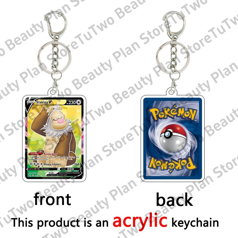 Anime Cartoon Venusaur Bulbasaur Charizard Mewtwo Pocket Monsters Acrylic Keychain Accessories Pendant Key Ring Charm Gifts Toys