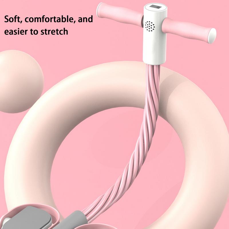 Pedal Exercise Puller 6-Tubes Resistance Band Smart Sit-up Machine Abdominal Fitness Machine Spring Tension Rope Expander Puller