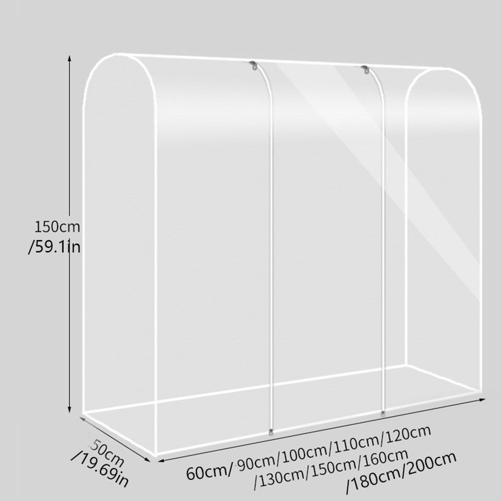 Большая напольная вешалка для одежды, пылезащитный чехол, Защитный чехол для одежды, органайзер для дома