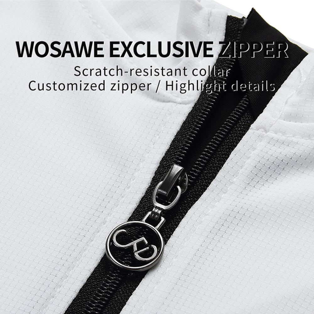 Wosawe Мужская одежда для езды на велосипеде с градиентным принтом и длинными рукавами, одежда для езды на горном велосипеде, спорт на открытом воздухе, быстросохнущая дышащая одежда для езды на велосипеде, топы