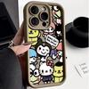 Взрывозащищенный TEMU/Xiyin/TikTok Sanlio TK кот Hello Kitty для Apple 16 чехол для мобильного телефона лестница