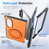 360 Вращающееся кольцо-подставка Магнитный чехол для телефона Magsafe Для Samsung Z Fold8 Ultra 7 Защитная противоударная крышка для шарнира