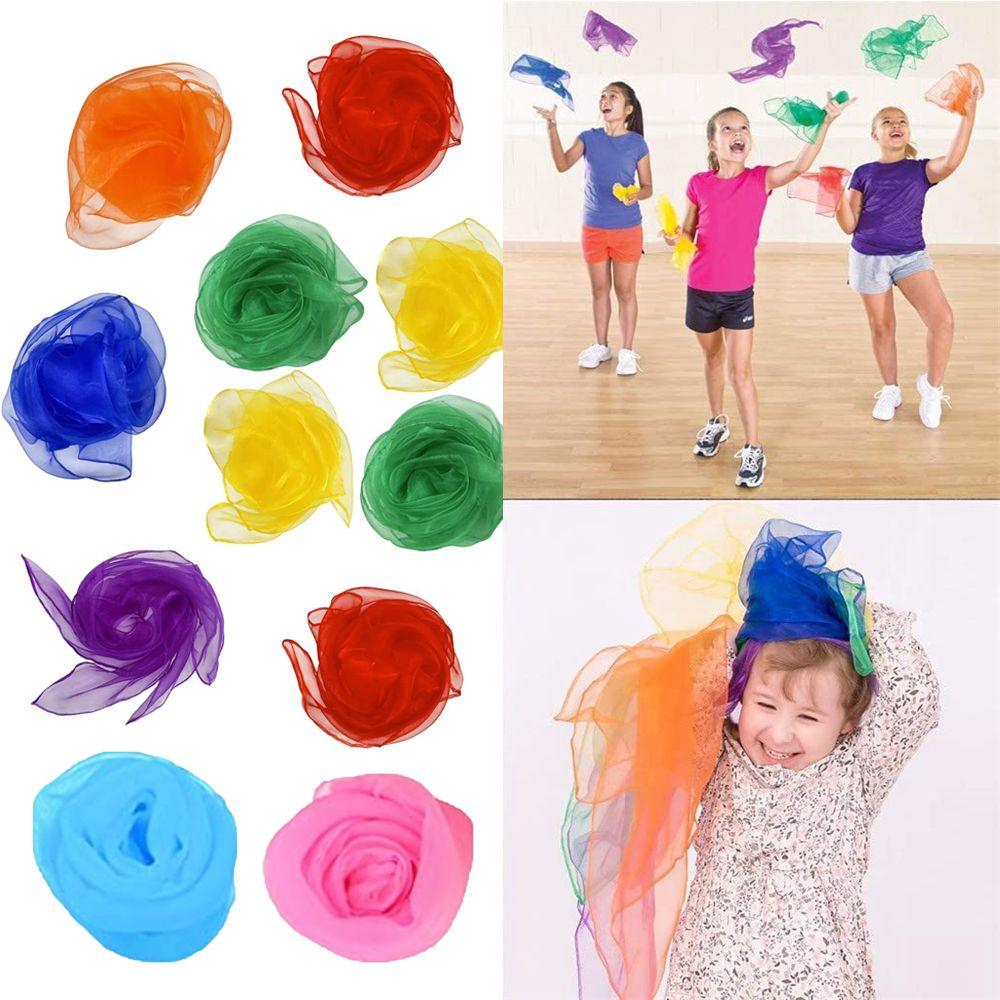 Платок для сумочки Ритм Бэнд Платки Музыкальные платки Квадратный шелковый платок для детей Танцевальные платки