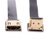 Кабель Cablecc HDMI «папа» — «мама» FPC плоский кабель под углом 90 градусов для CYFPV UP HDTV мультикоптер аэрофотосъемка 50 см