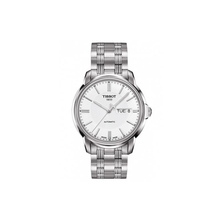 Tissot Hengyi Collection Механический механизм 30м Водонепроницаемость Мужские часы Часы 39мм Серебристый циферблат T0654301103100
