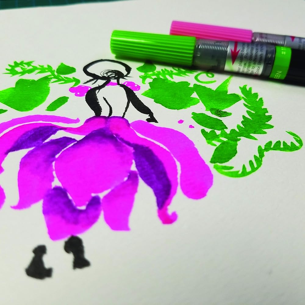 Кисть-перо Pentel Art Brush XGFL-102 Красная