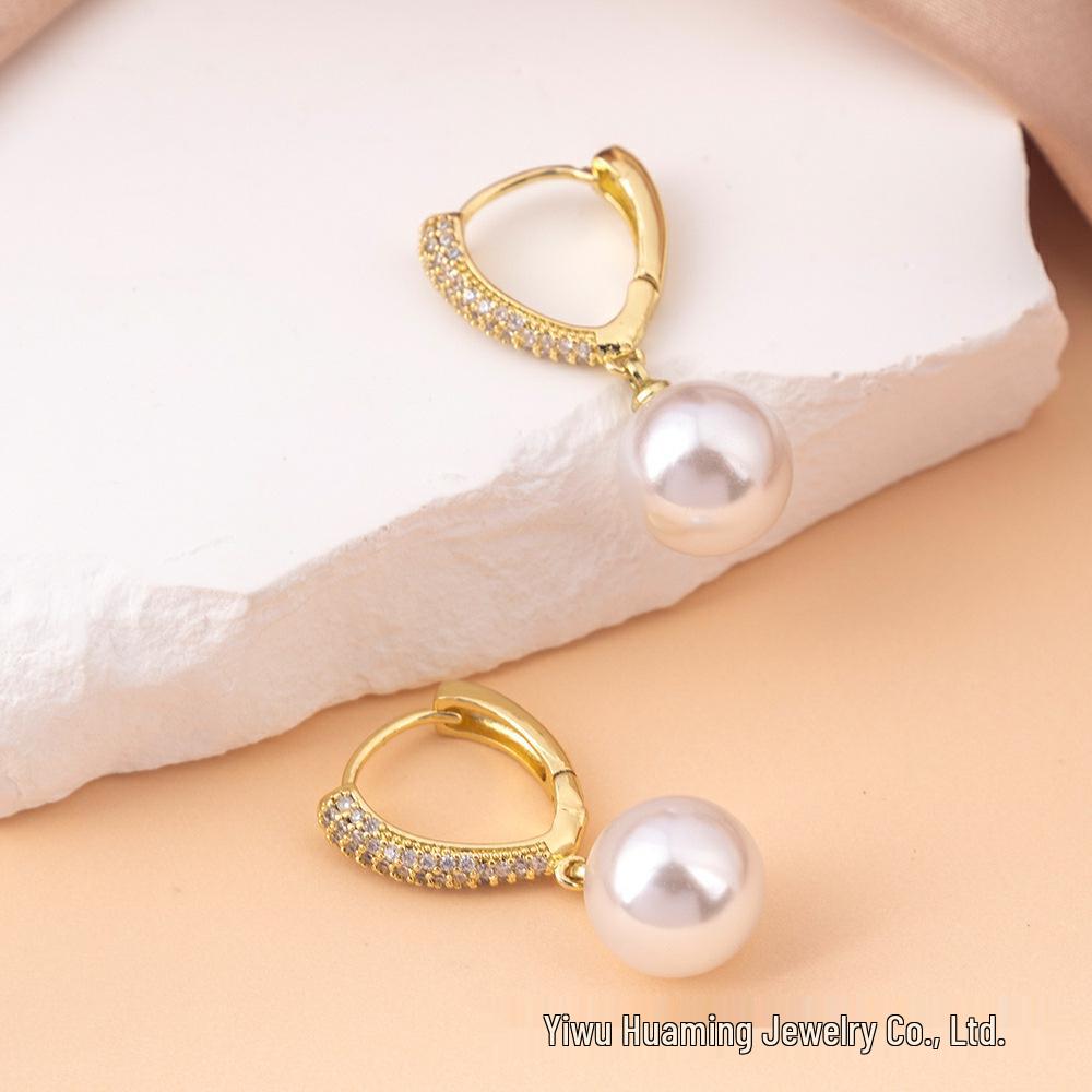 Элегантные серьги с иглами из серебра 925 пробы: Универсальные французские серьги-кольца из меди в нескольких стилях для изысканного образа