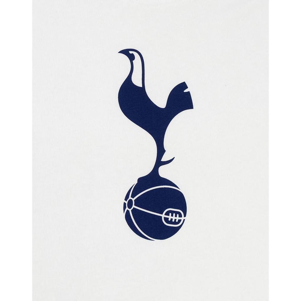 Tottenham Hotspur FC Mens Crest Short-Sleeved Long Pyjama Set