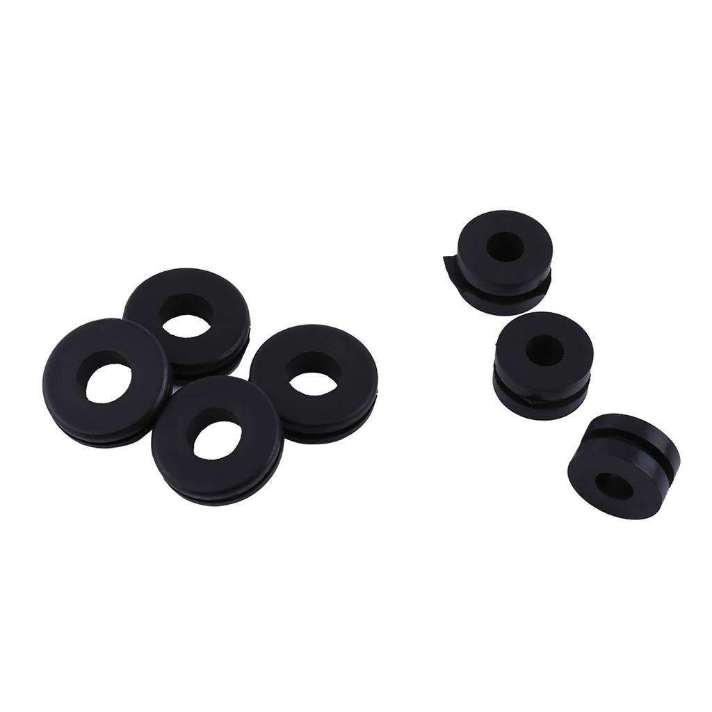 125 шт. 18 размеров Резиновая втулка Заглушка для отверстия в перегородке Комплект ассортиментных уплотнительных прокладок для электрических проводов