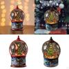 Christmas Snow Globe Decoration Ornament Gifts with Snowflake Holiday Office