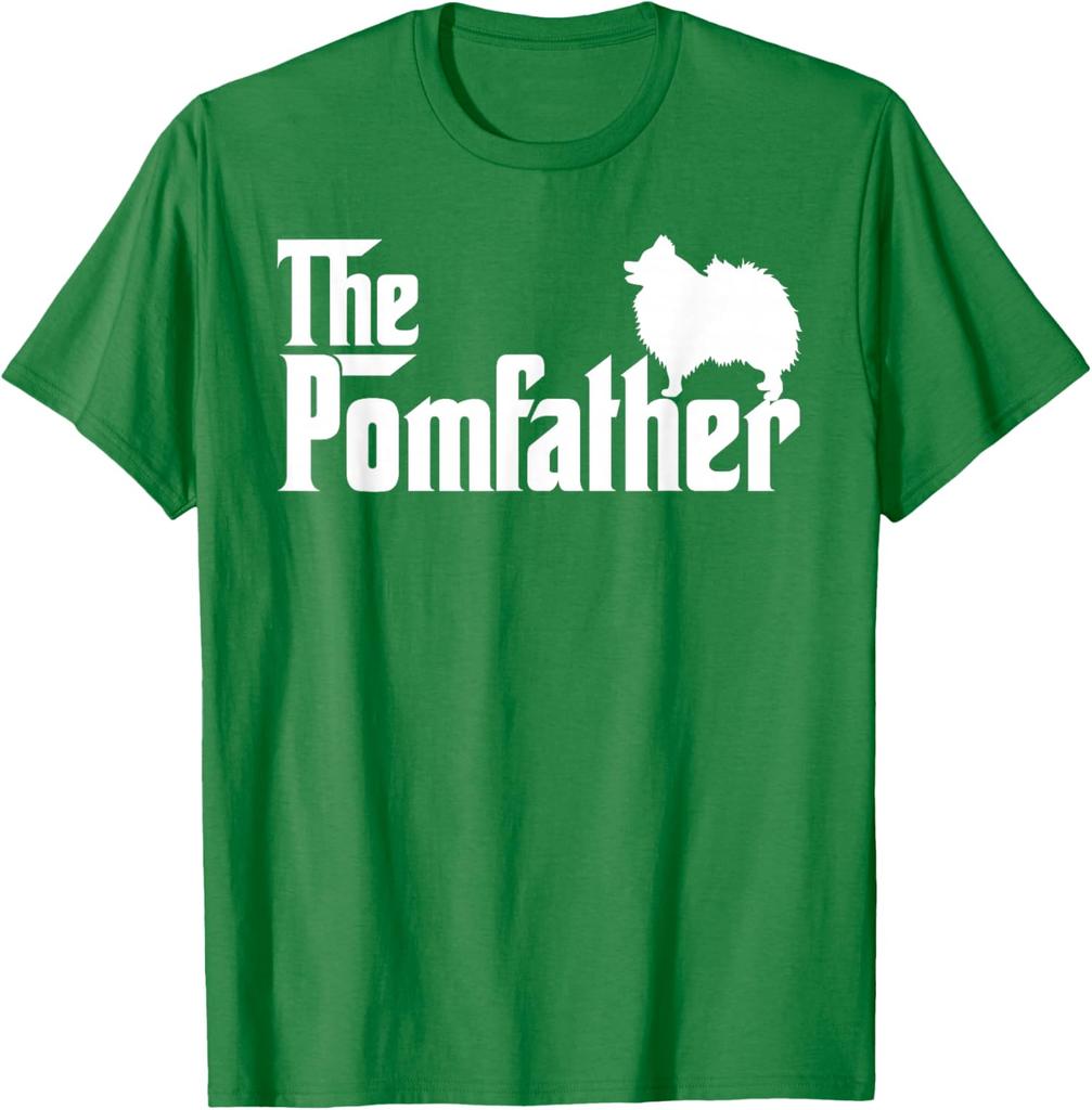 The Pomfather Pomeranian Dog Lover Mens Graphic Tee Short Sleeve Cotton Casual TShirt